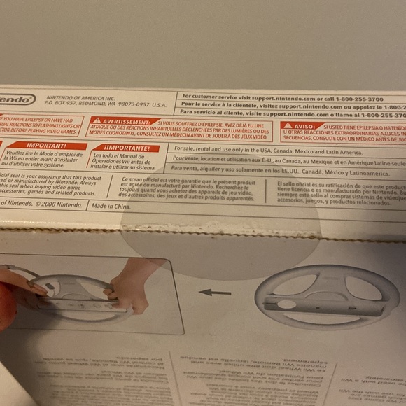 Wii Wheel new in box. Never used. - Picture 2 of 4